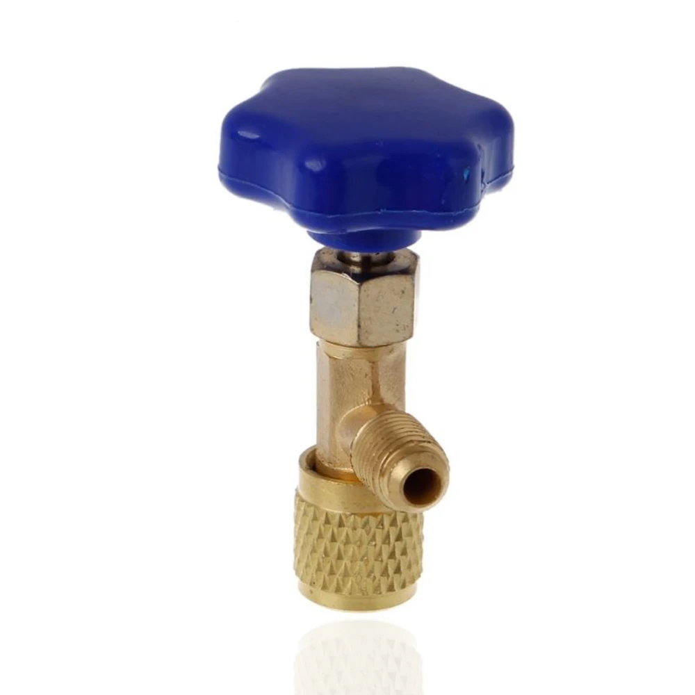 1Pc 1/4 SAE Connector Mayitr Refrigerant Bottle Low Pressure Dispensing Valve Bottle Opener for R22 R134a R410A Gas