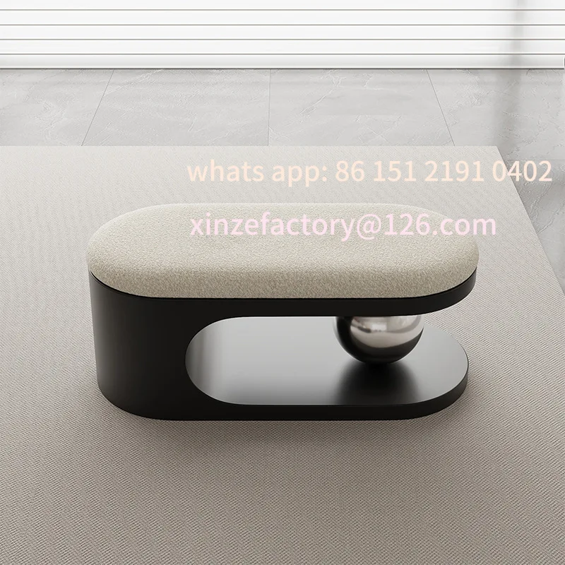 

Customizable Nordic home shoe changing stool, living room bench stool, light luxury sofa bench, bedroom, bedside stool, shoe sto