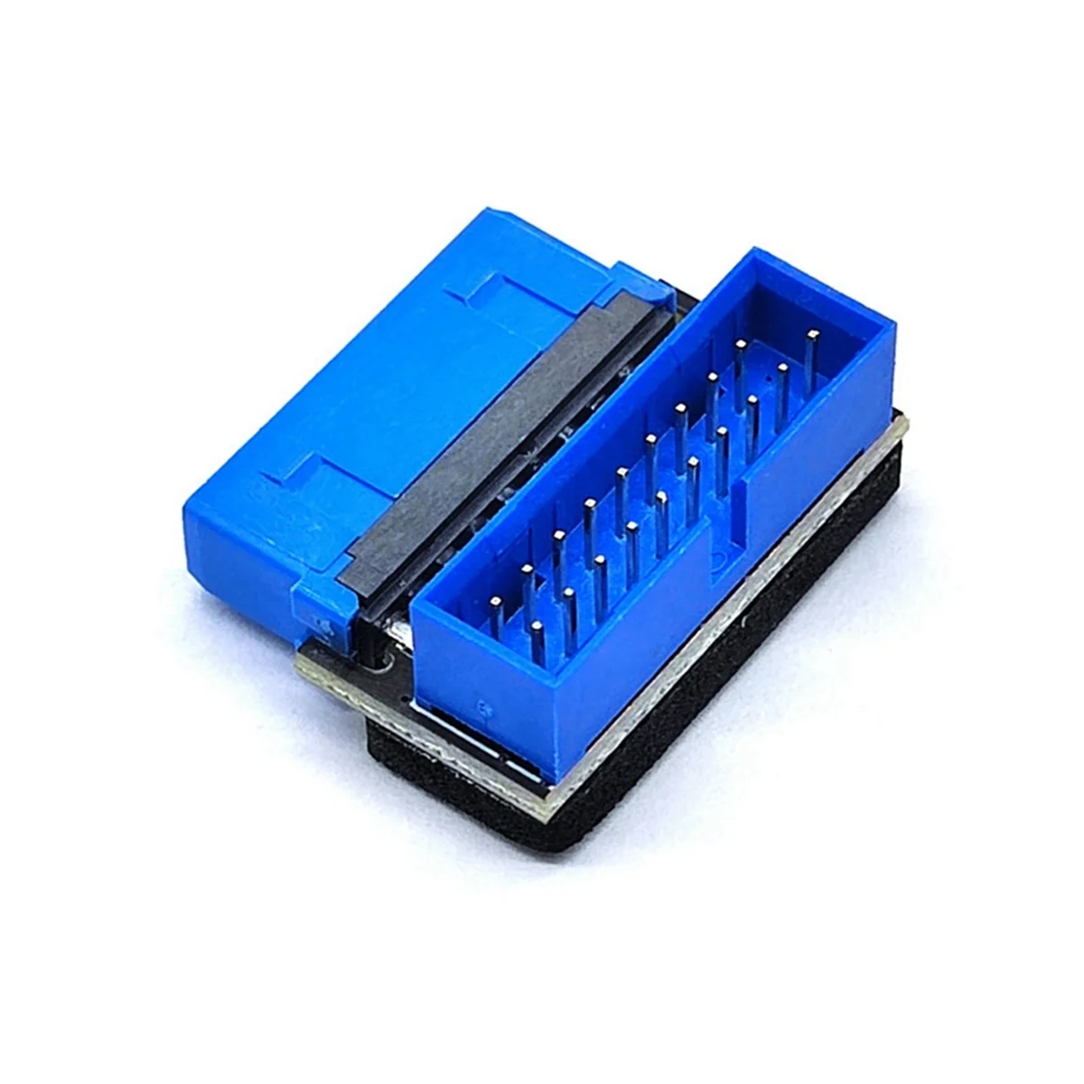 อะแดปเตอร์หัวต่อ USB USB3.2 GEN1 19Pin/20Pin ซ็อกเก็ต 90 องศาพวงมาลัยข้อศอก Converter DIY เมนบอร์ดเดสก์ท็อป A