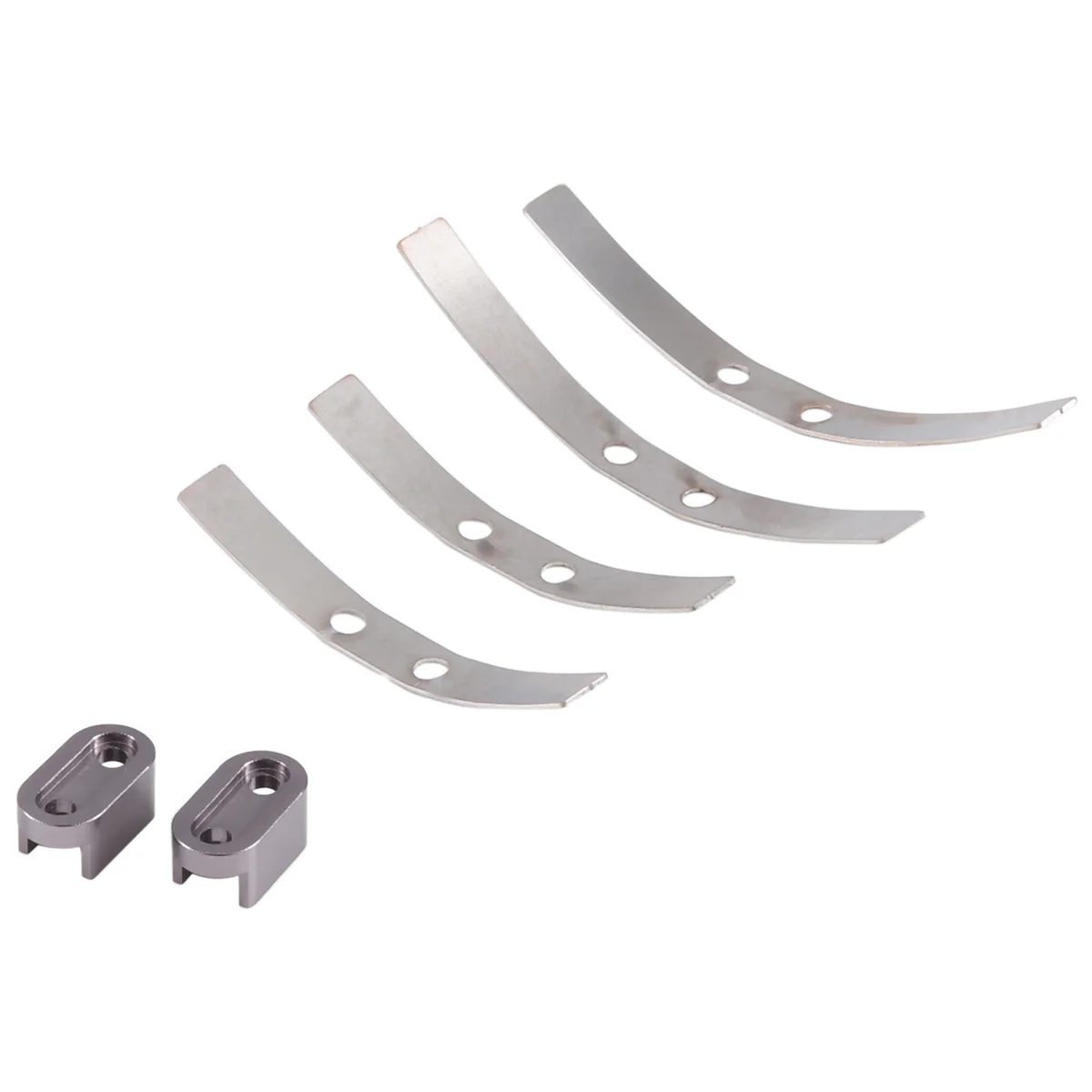 2 paia di molle a balestra in acciaio per assorbimento degli urti sospensione per WPL D12 B14 B24 B16 B36 RC camion parti di automobili accessori