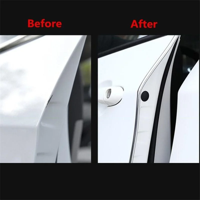 6M Car Door Edge Scratch Protection Strips Bumper Anti Collision Strip DIY Silver PVC Molding Decorative Strip Auto Accessories