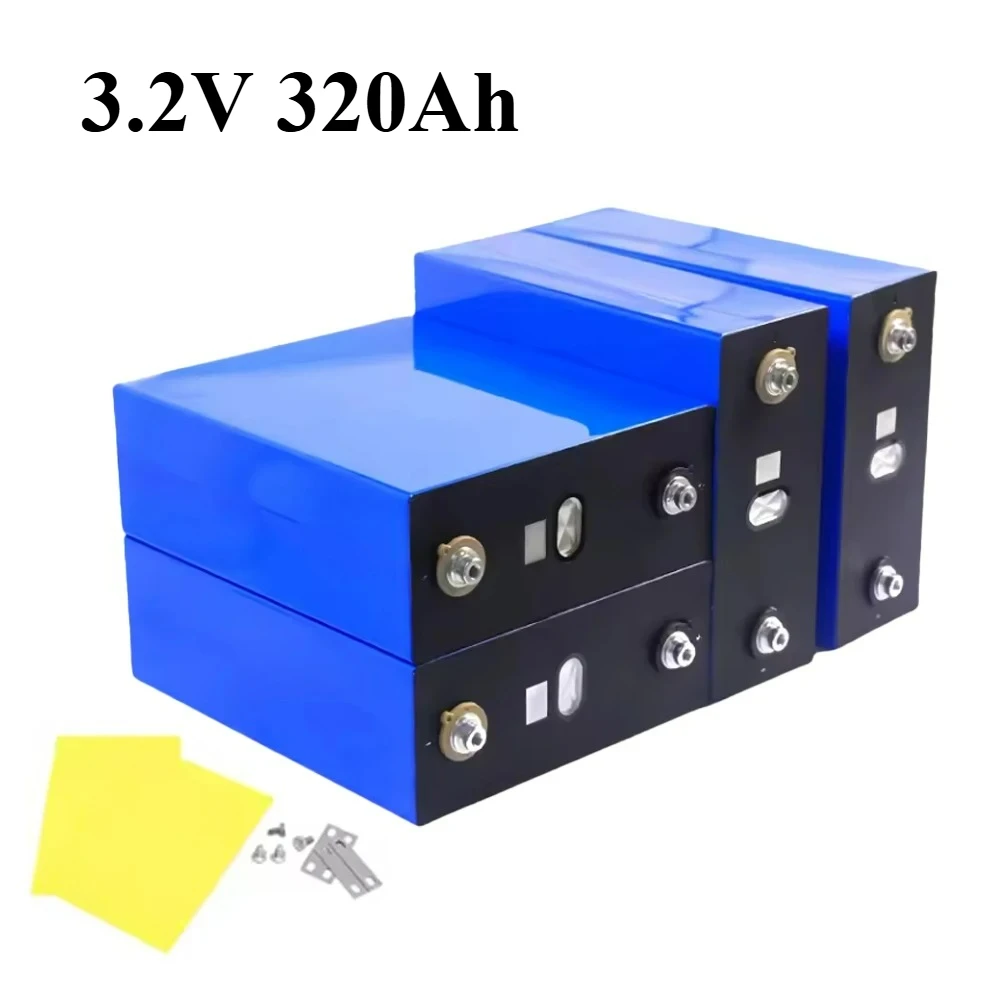 

Grade a Rechargeable Lifepo4 3.2V 320AH Battery 10000 Cycles DIY for RV EV Boat Golf Solar Energy Camping 12V 24V 48V duty-free