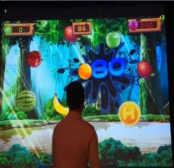 3D Interactive Wall Projection Smash Ball Games/interactive Smash Ball 3d Wall Game