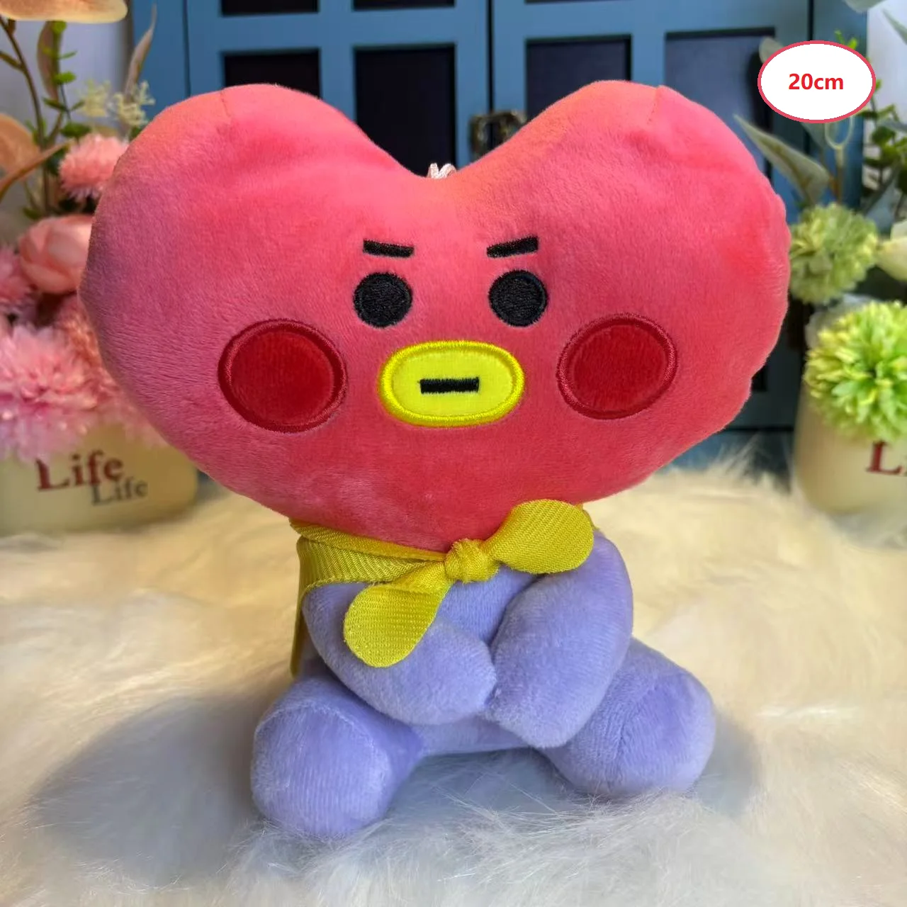 Hot B-T-21 Plush Toy Tata Koay Shooky Mang Cooky Cartoon Animal Backpack Key Mobile Phone Pendant Office Toys Friend Gift view 3