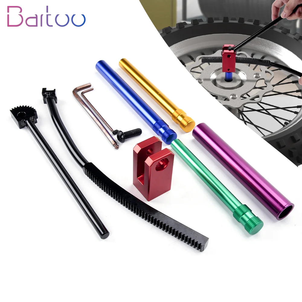 

Dirt Bike Tire Changing Tools 15mm-25mm Axles For Enduro and Motocross Compact Dirt Bike Tire Changer for 16"-21" Wheels TC067