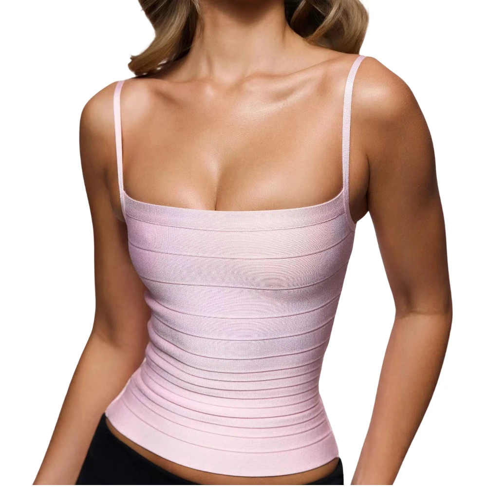 

Elegant Sexy Zipper Bandage Camisole Top 2026 Women Luxurious Bodycon Gown For Formal Prom Evening Dinner Party Club Dress