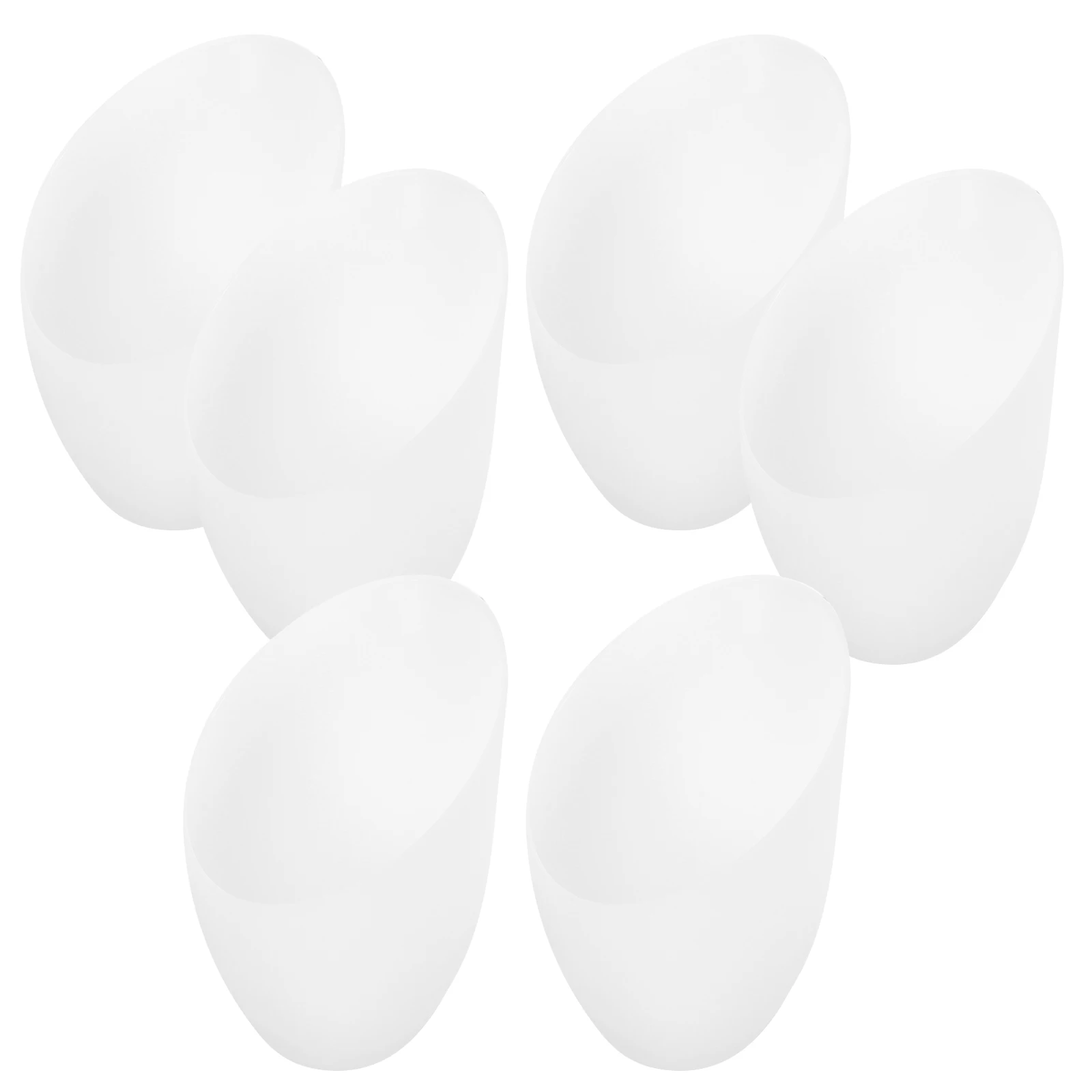 

6pcs Horseshoe Lampshades White Glass Cover for Table Floor Hanging Wall Lamps Easy Install Bedroom Living Room