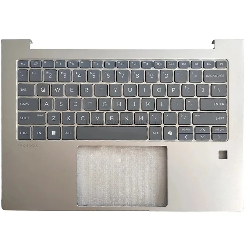 New For HP Elitebook 640 G11 645 G11 Laptop Case LCD Back Top Cover/Palmrst Upper Cover Keyboard/Bottom Case Replacement Silver view 4