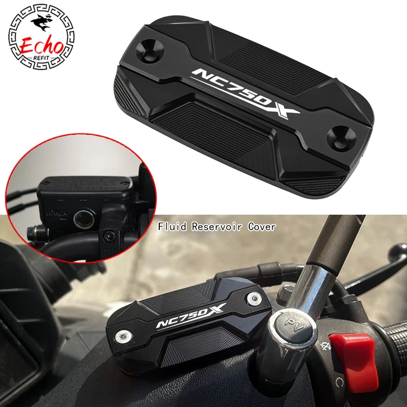 

For HONDA NC750X NC 750 X NC750 nc750x 2017-2024 2023 Motorcycle Accessories Front Brake Clutch Fluid Reservoir Cover Fuel Cap