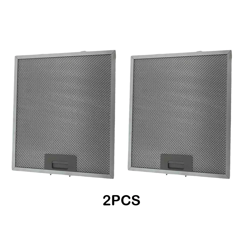 2pcs/set Universal Cooker Hood Filter With Aluminum Layers For Effective Filtration