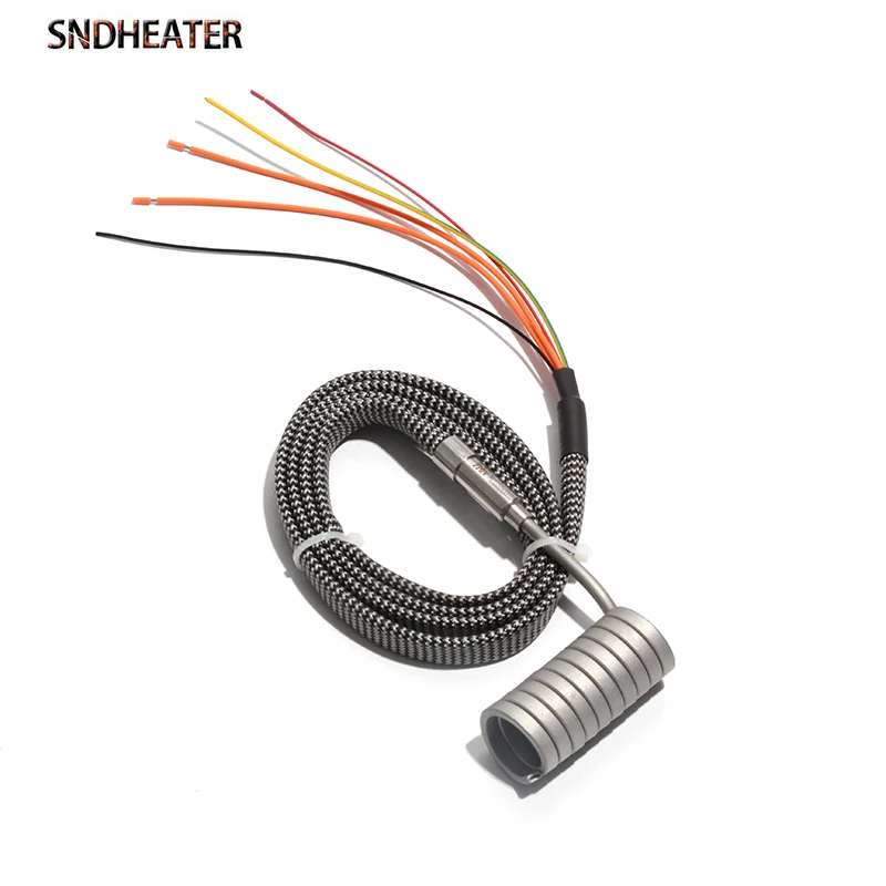 

SNDHEATER 220V/110V 25X100mm 25x110mm 25x140mm Hot Runner System Coil Heater for Injection Moulds Industrial Heaters 1pc