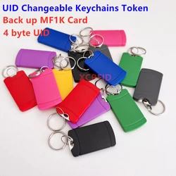 1PCS UID Changeable rfid Rewrite Writable with 4 bytes UID 13.56mhz Key Tag for ACR122U-A9 PM3  Copy Clone Backup Access Card