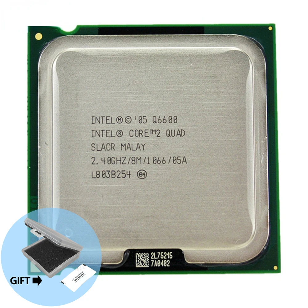 Процессор Intel Core 2 Quad Q6600 2,4 ГГц четырехъядерный ЦПУ 8 Мб 95 Вт 1066 LGA 775