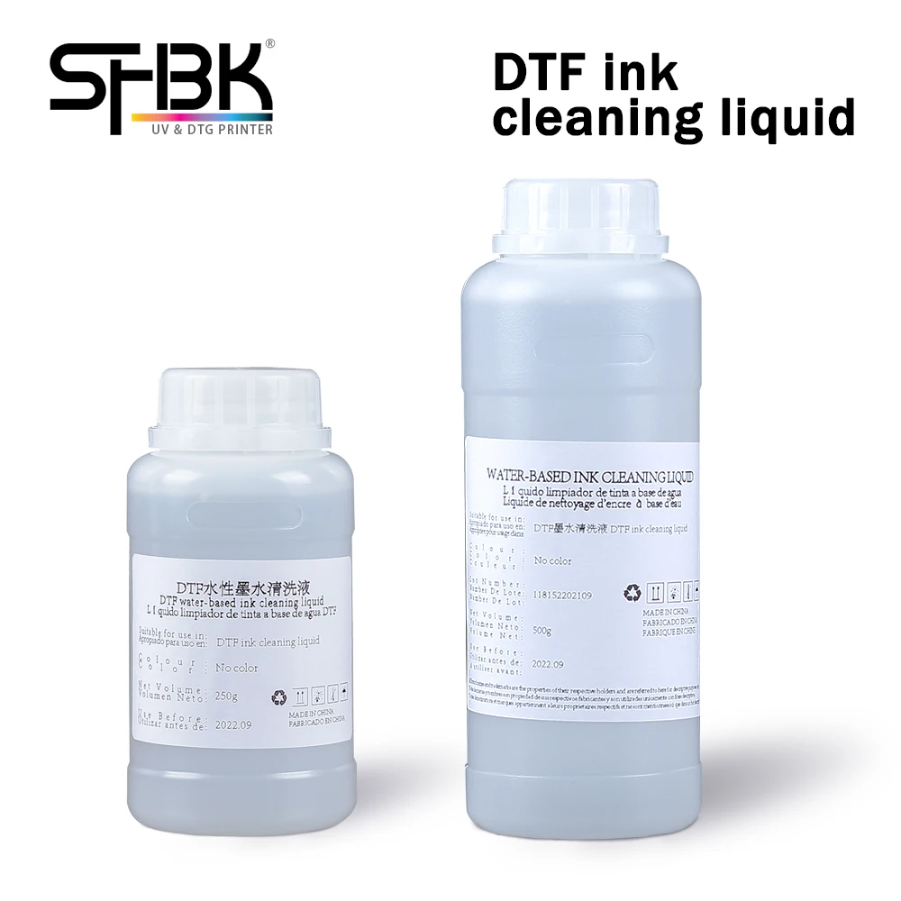 250g DTF ink cleaning liquid is suitable for Epson DTF printer L1800 R1390 L805 L800 R2000 P400 to clear the head clogged liquid