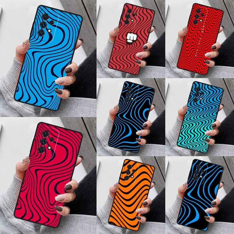 

PewDiePie Waves Phone Case For Samsung Galaxy S23 S21 S20 FE S24 S22 Ultra Note20 S10 S9 S8 Plus A40 A52 A12 A13 A53
