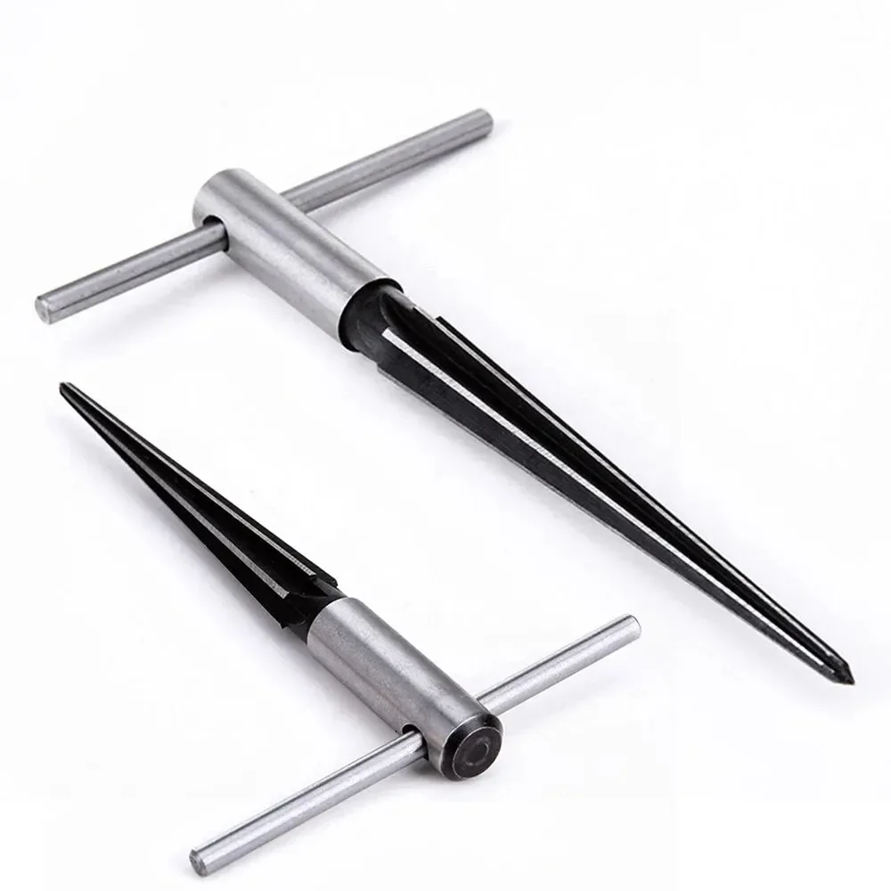 Alat Pengerjaan Kayu Reamer Kerucut 5-16mm dengan Tangkai Bulat, Pembesar Lubang Chamfer, Pengeboran 3-13mm untuk Papan Kayu