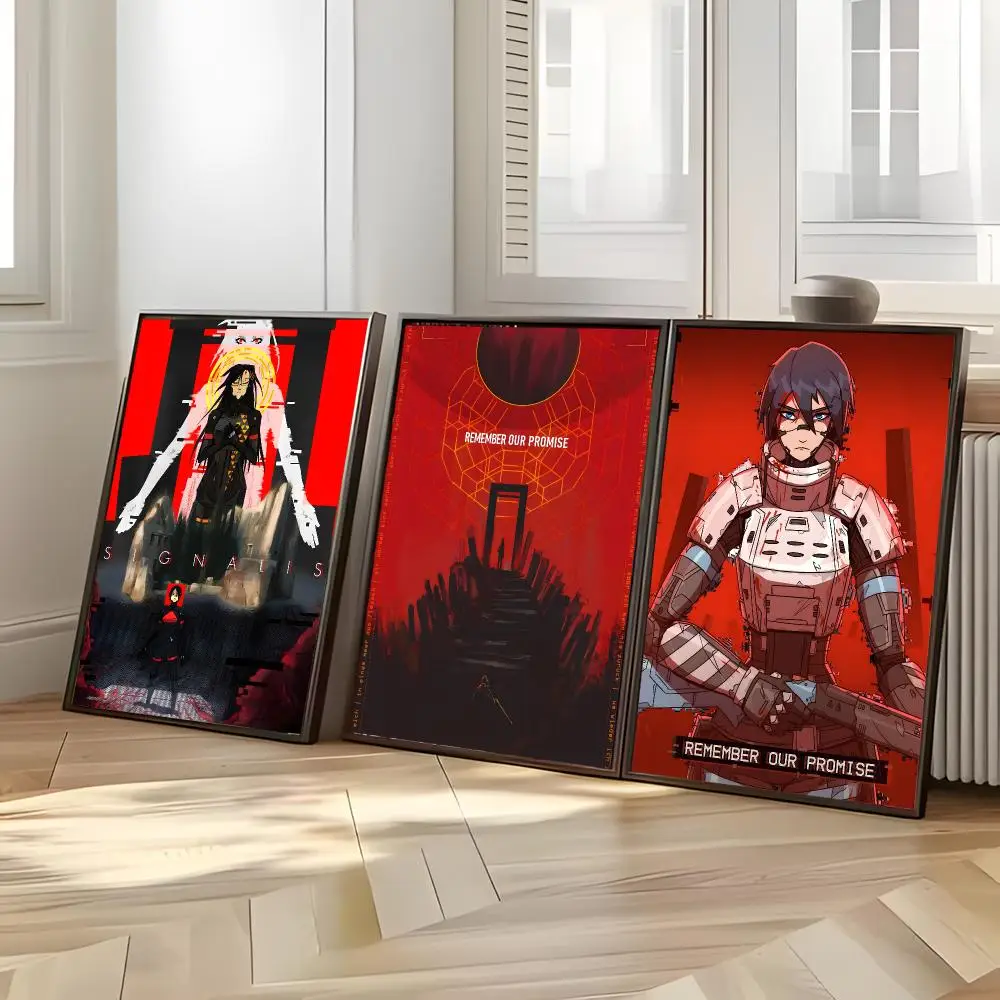 Dystopian Game S-Signalis Poster Distinct Home Decor Concepts Chic Indoor Art Pieces