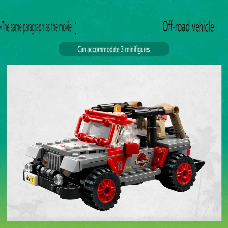 Conjuntos compatíveis dinossauro série mundial blocos de construção brachiosaurus descoberta e árvore plesiosaur montagem brinquedos para crianças 76960