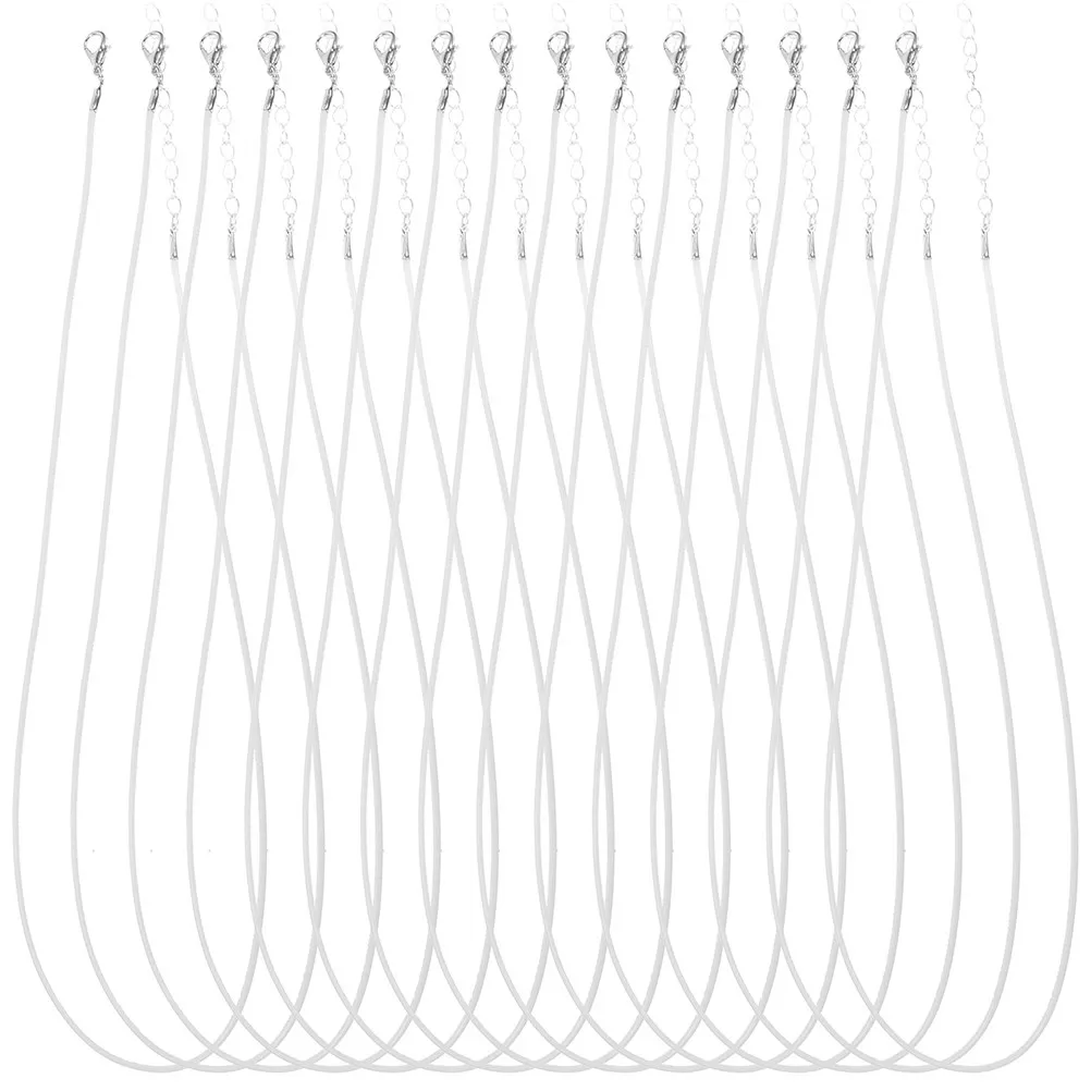 50 Cordons de Collier Cirés avec Fermoir pour la Fabrication de Bijoux DIY, Pendentifs et Breloques – Résistants à l'Usure, Solides, Élégants et Stylés pour l'Artisanat
