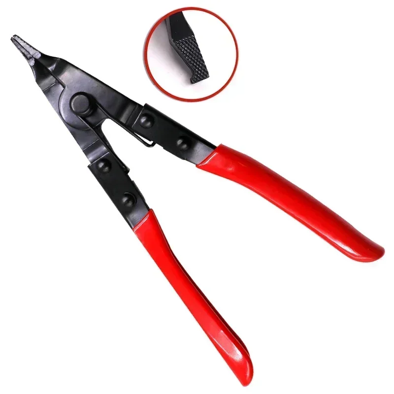 Flat Automatic For Nose Circlip Anti-slip Tool Pliers Rim Assist Flat Retaining Pliers Pliers Repair Jaw Transmission Spring