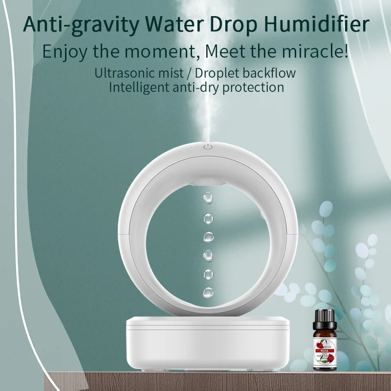 Household and commercial hotel anti-gravity humidifier negative ion fragrance atomizer