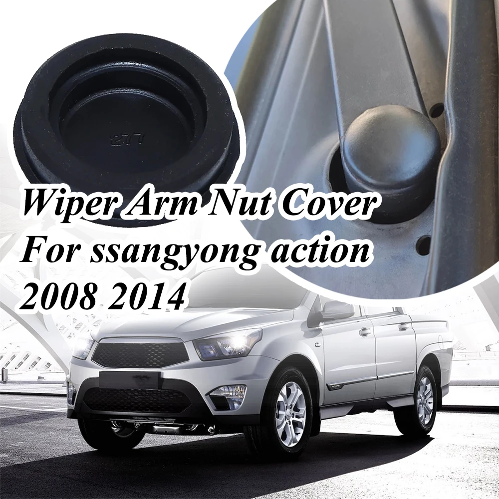 

Car Front Windscreen Wiper Arm Blade Rocker Bolt Cover Cap Rubber Accessories For ssangyong action 2008 2014 Kia Cerato Carens