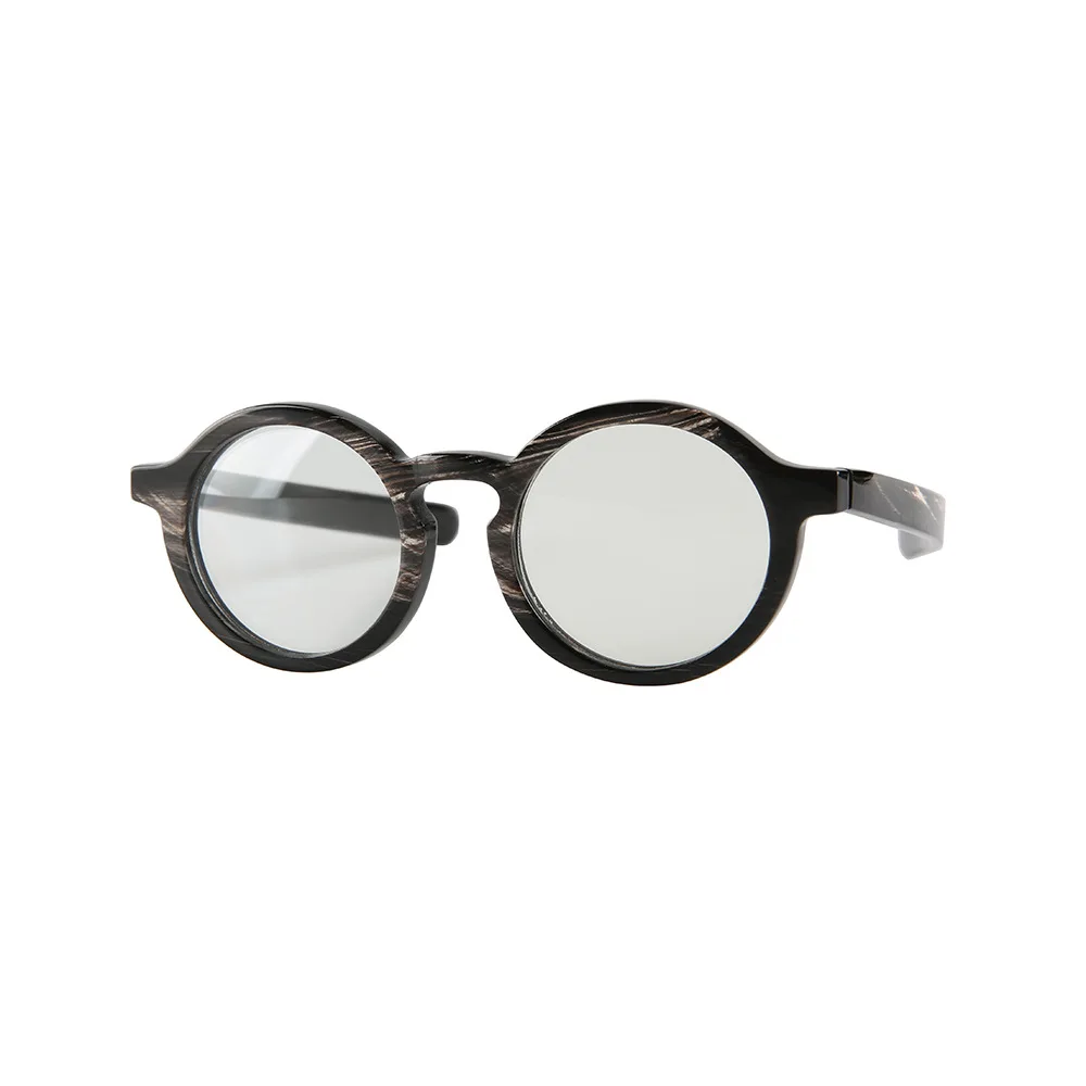 Man's Women's Glasses Frames Round Retro Optical Lenses With Recipe Handmade Buffalo Horn Prescription Reading Eyeglass Frames