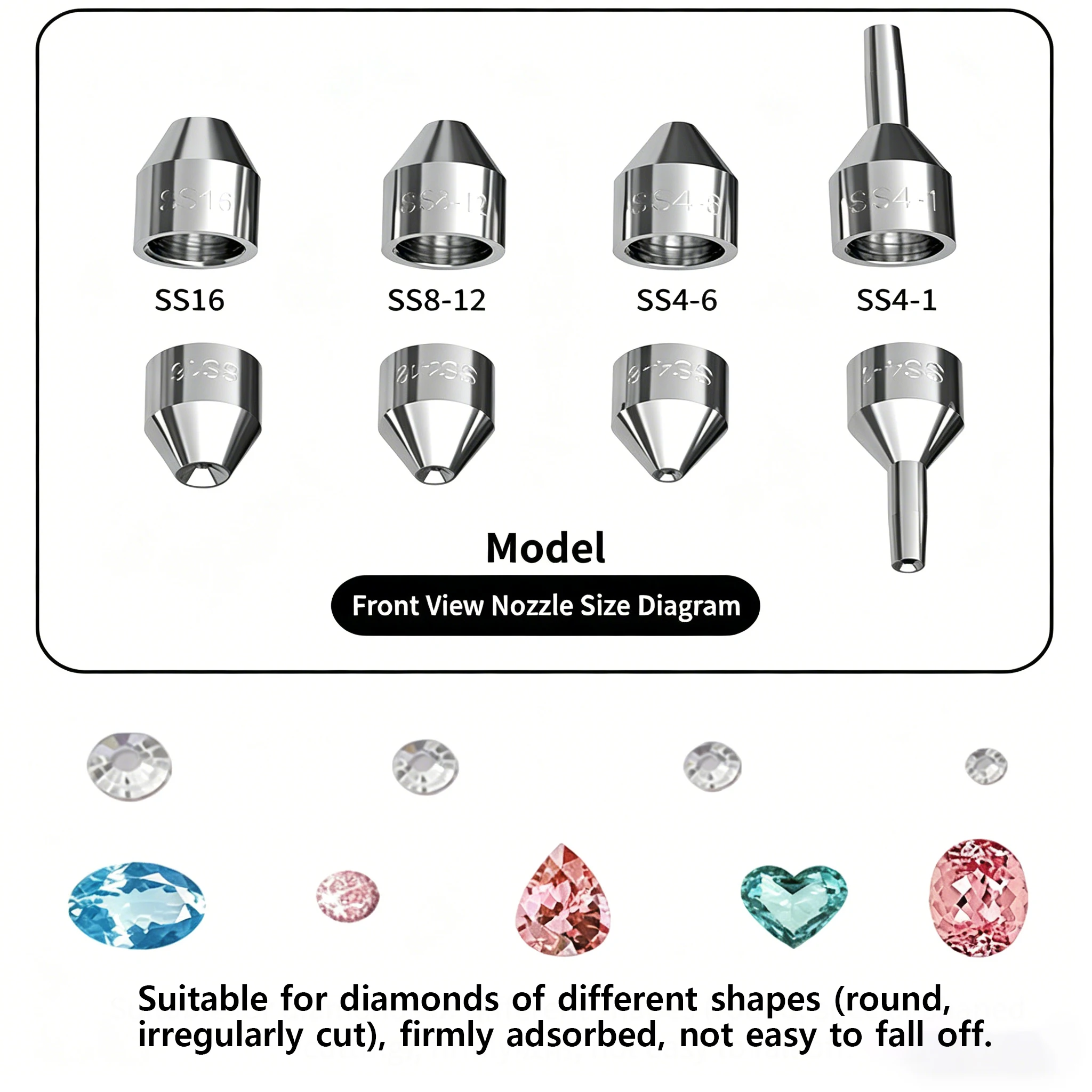 1500mAh Electric Rhinestone Suction Pen With 3 Replaceable Tips  Rechargeable Vacuum Gem Picker for Nail Art & Jewelry Setting