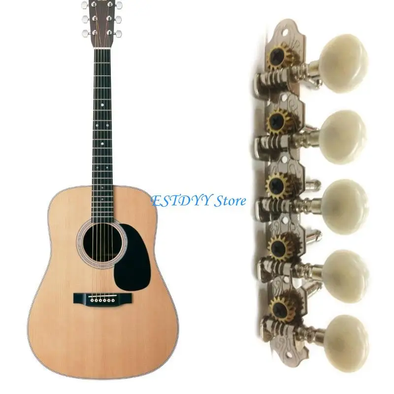 G6DE Left Right Classical Guitar String Tuning Pegs Machine Head Tuners Keys Parts