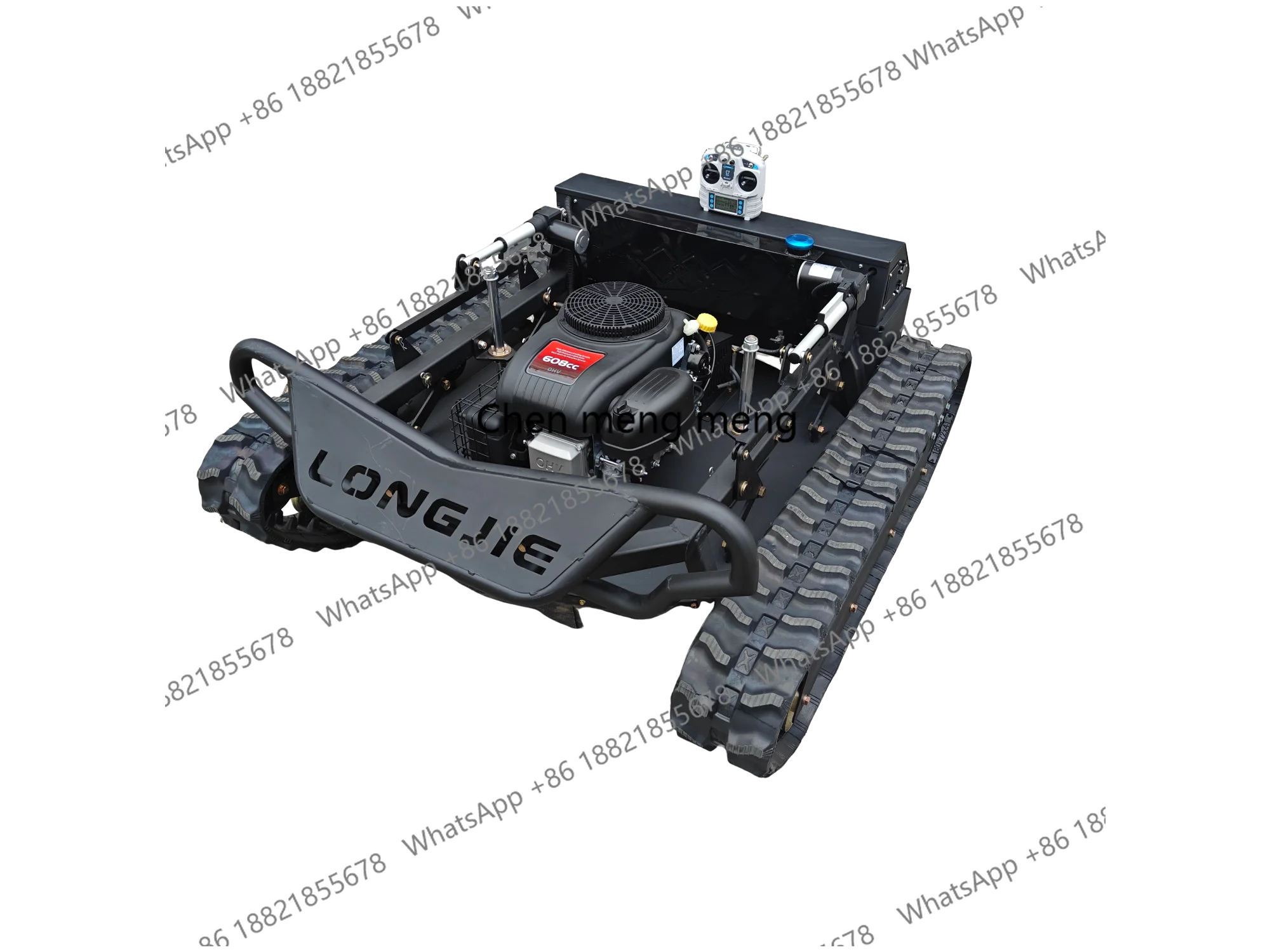 Remote Control Lawn Mower Crawler Agricultural Harvesting Weeding Large Automatic Mowing Robot