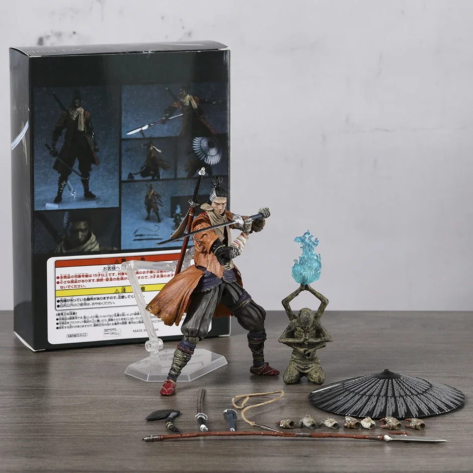 Shadows Die Twice figma 483DX Sekiro figura de acción modelo PVC juguete exhibición regalo colección muñeca