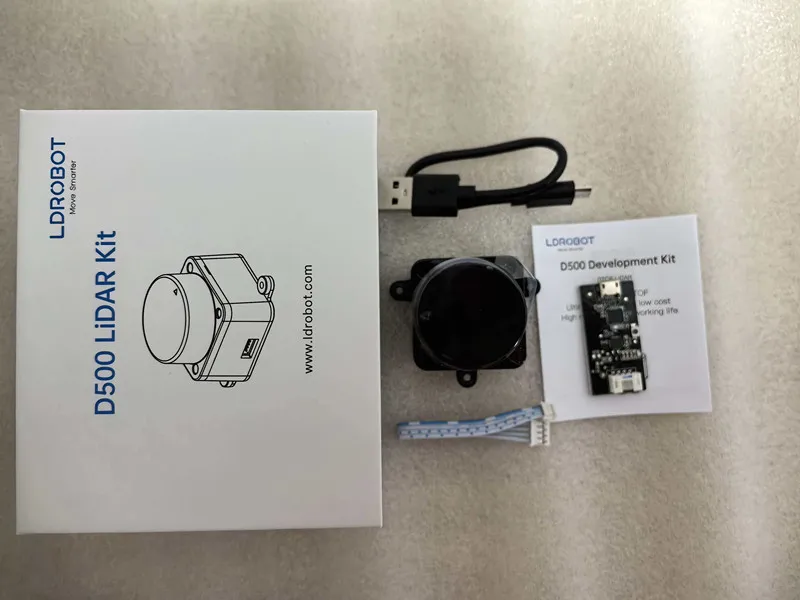 LDROBOT TOF laser Radar light and small Lidar Scanner 360° Scanning D500 Lidar kit support ROS1 and ROS2
