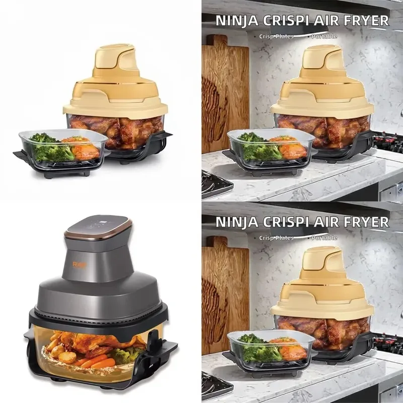 Commercial Electric Glass Air Fryer Oven Digital Control 12L 20L Large Capacity for Restaurant Home Kitchen