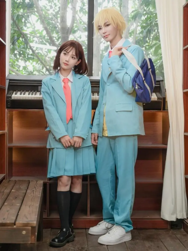

Anime Skip and Loafer Mitsumi Iwakura Cosplay Costume for Men Women Daily School Uniform