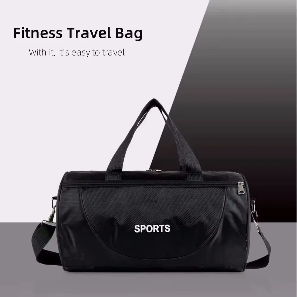 Handbag for Men and Women, Sports Yoga Swimming Fitness Bag, Handheld Cylinder Large Capacity Lightweight Business Travel Bag image 3