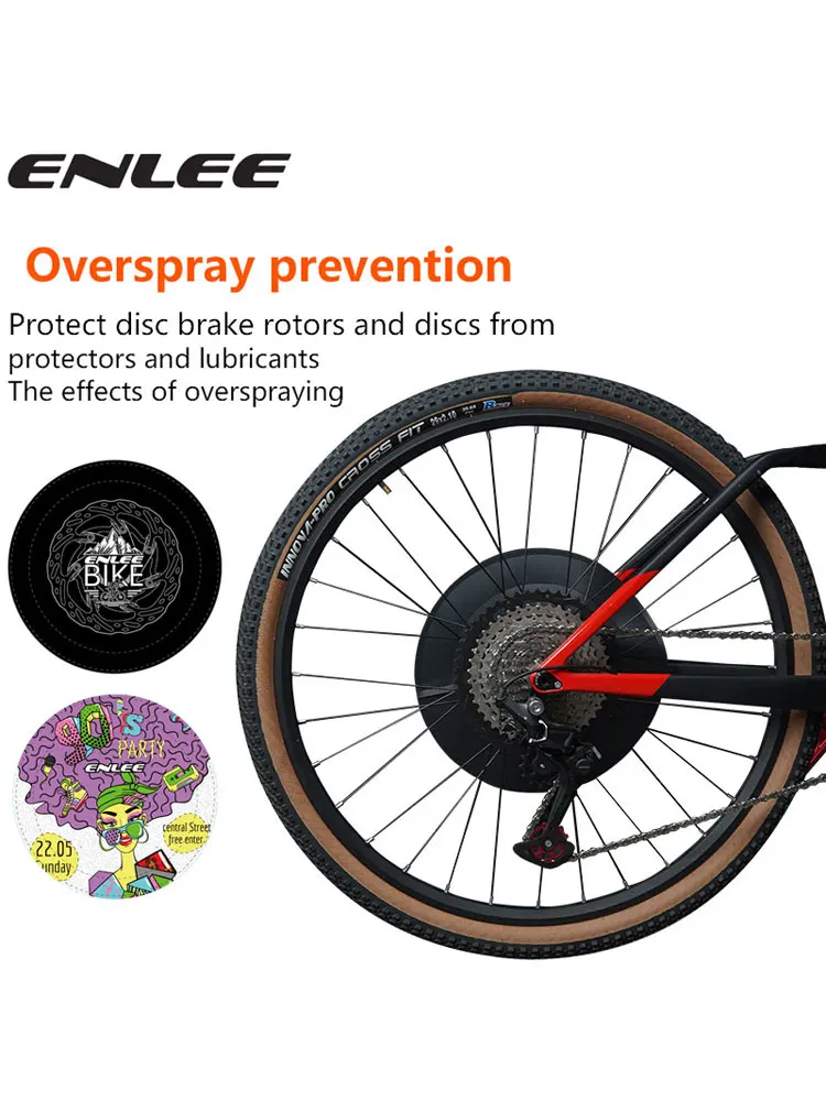 AliExpress enlee ENLEE Bicycle Car Wash Set Road Bike Disc Anti-Fouling Plate Dirt Protection Cleaning And Maintenance Car Washing Tools