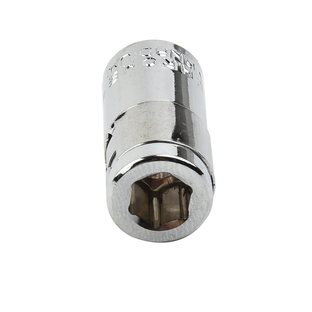 2Pcs 1/4 Inch Hex Socket Adapter Converter Chuck Adapter  1/4 Hex Shank  Socket +1/4 Square Drive For Power Tools