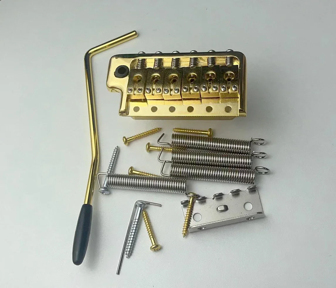 

CNC PRS Style Machined Ultra 52.5mm Brass 6 Screws Guitar Tremolo Bridge