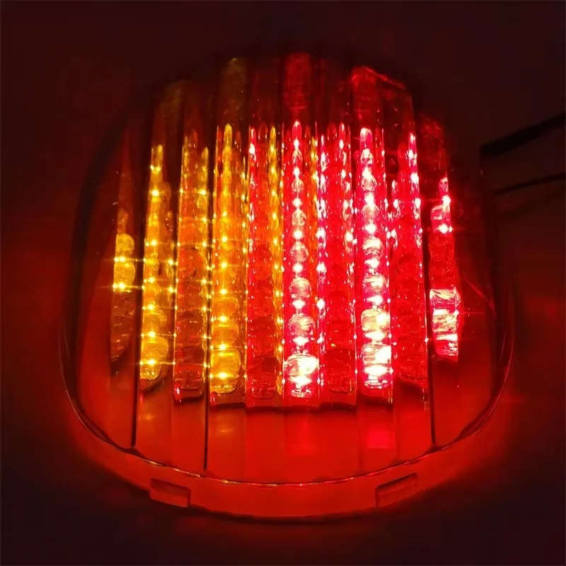 Задний задний фонарь, стоп-сигналы поворота, встроенный светодиодный фонарь Kawasaki Vulcan 900 Classic LT Custom 2006 2007 2008-2014 E-Mar Задний задний фонарь, стоп-сигналы поворота, встроенный светодиодный фонарь Kawasaki Vulcan 900 Classic LT Custom 2006 2007 2008-2014 E-Mar