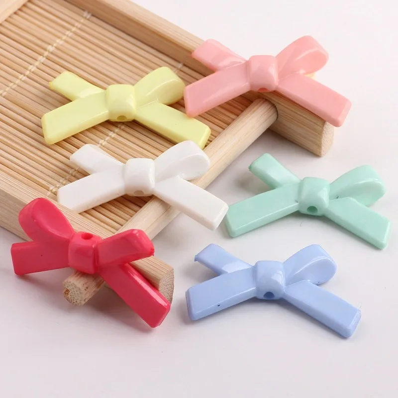 البوهيمي القوس الاكريليك الخرز متعدد الألوان الباستيل السائبة لوازم المجوهرات ل سوار ذاتي الصنع قلادة الحرفية بوهو حفل زفاف الحسنات #3