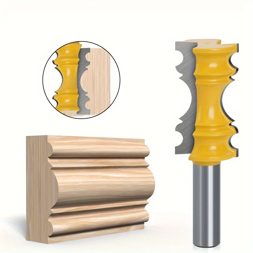 

1 Pc，Woodworking Router Bits ,12mm Shank 1/2-Inch Shank Cove, Straight, Door, Edge, Corner, Carving Tools