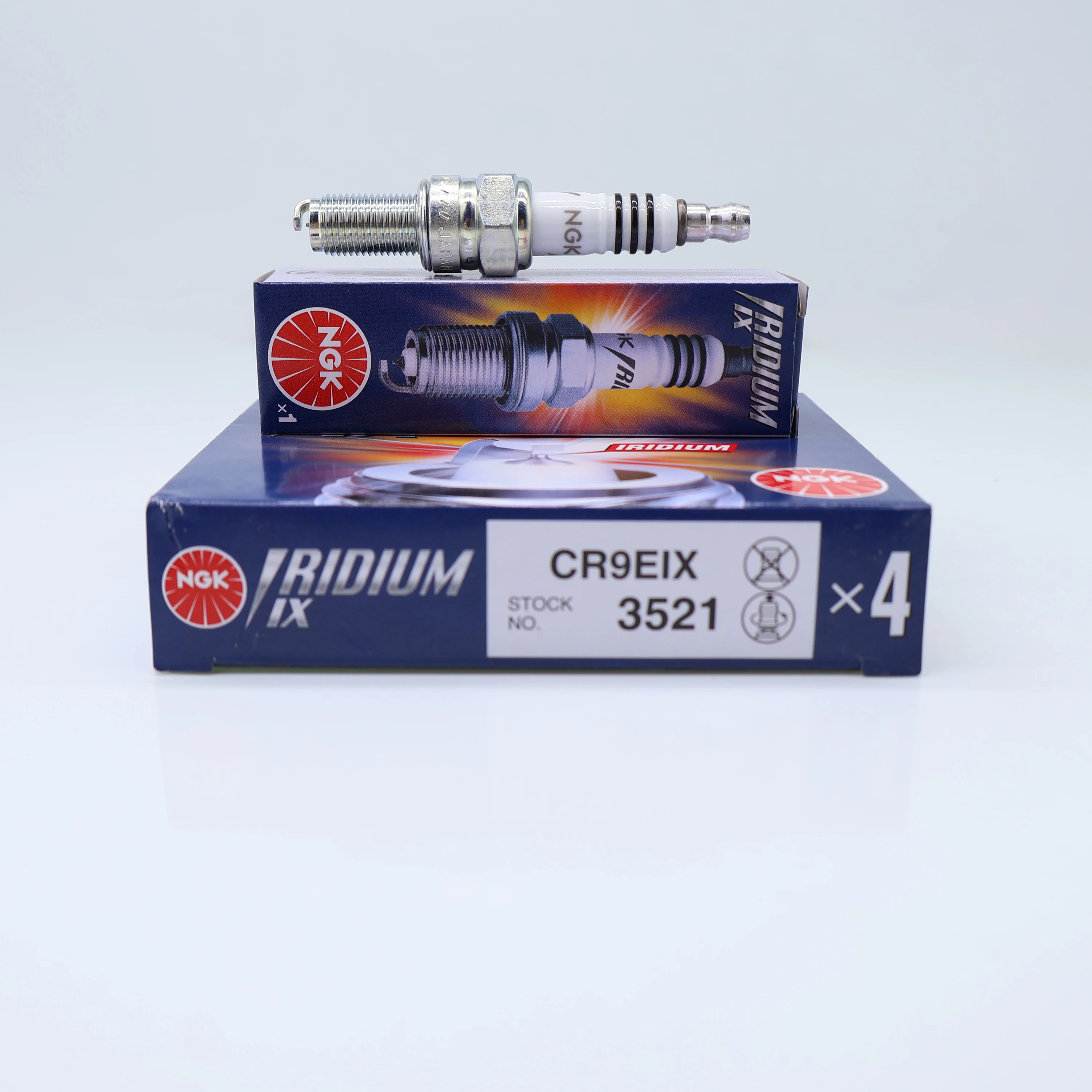 NGK Iridium Spark Plug CR9EIX 3521 Original genuine product for Arctic Cat Kawasaki Triumph Harley Davidson Yamaha OE:9079320123