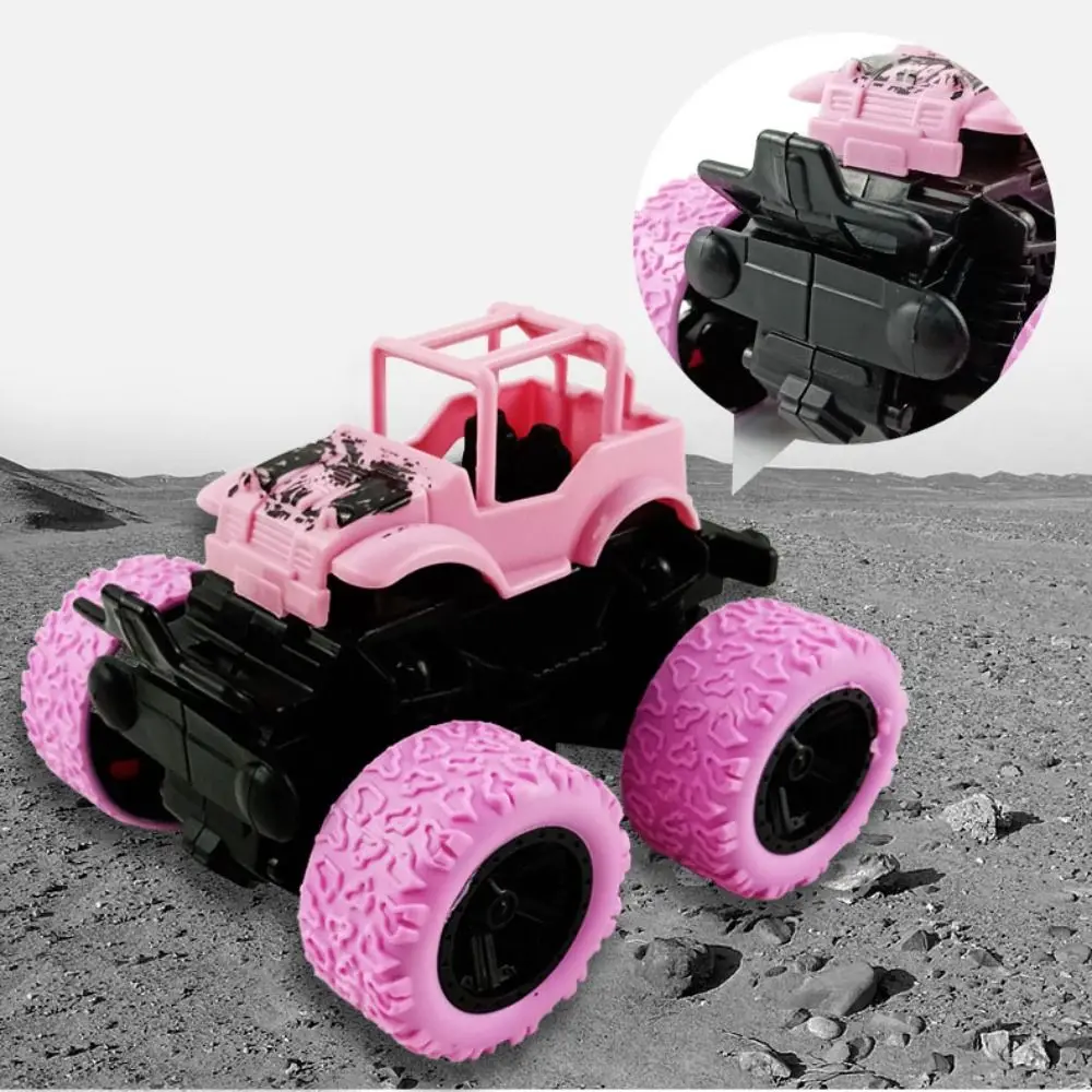 Pull Back Four-wheel Drive Stunt Car Rotated With 360° Inertial Rotation Stunt Off-road Vehicle 9 Styles ABS Material