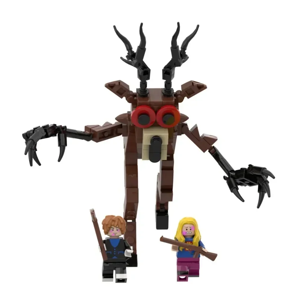 99 Nights In The Forest Deer Owl Goat Monster Building Blocks Set Children's Toys Plastic Doll Model Assembled Building Blocks