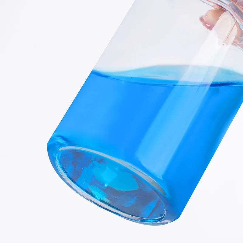

Borosilicate glass gas collection cylinder single bottle 250ml chemical experimental glassware wide mouth bottle JVLAB