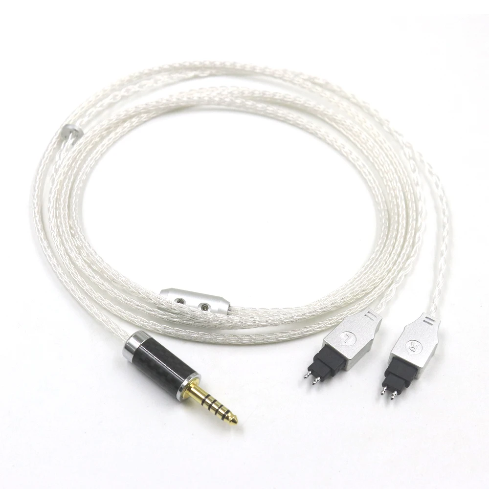 16 Core เงิน Balanced 2.5มม.4.4 6.5 XLR สายหูฟังโทรศัพท์สำหรับ Sennheiser HD580 HD600 HD650 HD25 HD660S Hd565 Hd545หูฟัง