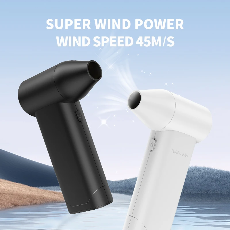 Mini Turbo Jet Fan 130000RPM Wind Speed 52m/s Brushless Motor Handheld Duct Fan High-Performance Cyclone Turbo Electric Blower