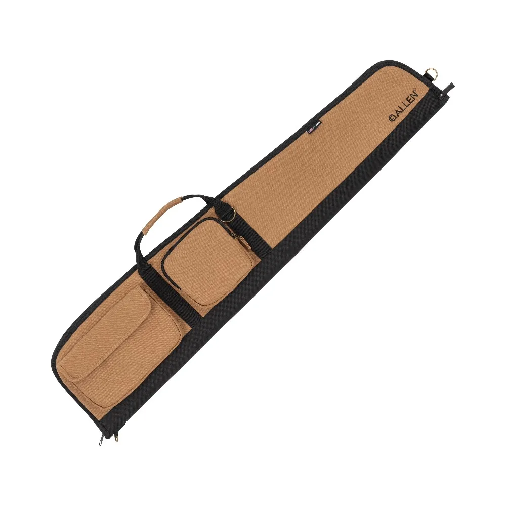 

Чехол для ружья Allen Company Canvas, хлопковый, коричневый/черный, для охоты, стрельбища, хранения, путешествий, на 1 ружье