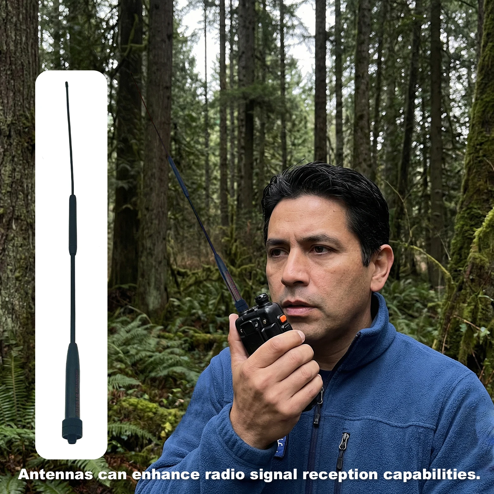 144/430 MHz Dual-Band Handheld Radio Replacement Antenna for Baofeng UV5R Quansheng -K6 Walkie Talkie Soft Antenna SMA-Female - view 6