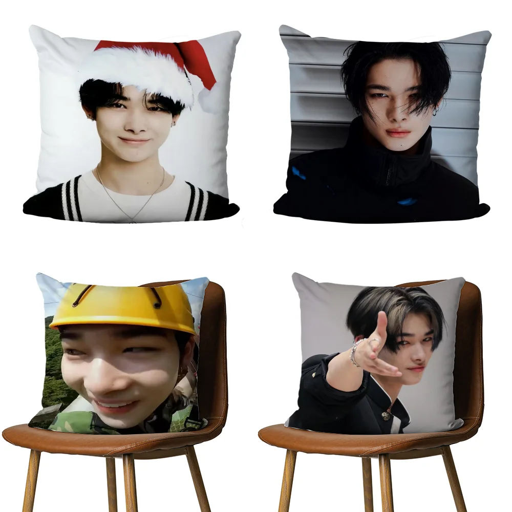 N-Ni-Ki S-Singer Pillow Case DIY Pillowcase Home Office Decorative Pillowcase Bedroom Sofa Car Cushion Cover 45x45 cm